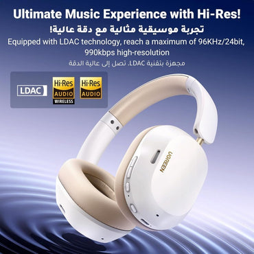 Ugreen, Hitune Max5C Hybrid Active Noise Cancelling Wireless Bluetooth Headphones - Hp203 35758 35757 65384