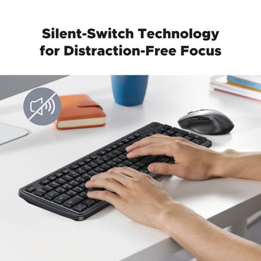 Ugreen, Wireless Keyboard Ultra-Quiet, Ergonomic, And Spill-Resistant Design For Home & Office Efficiency Eng/Arabic - K331 65734