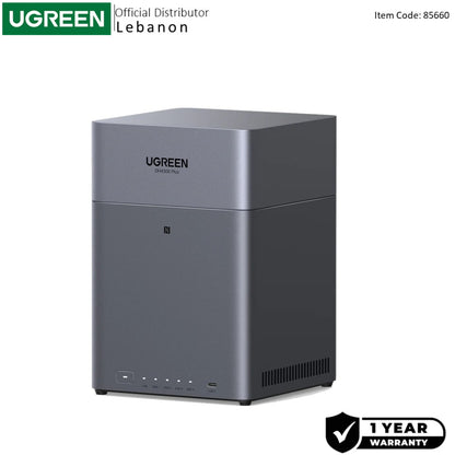 UGREEN DH4300 Plus 4-Bay NAS Personal Cloud Storage, Up to 120TB, 2.5GbE, 8GB RAM, AI Photos, HDMI 4K 60Hz (Diskless) - 85660