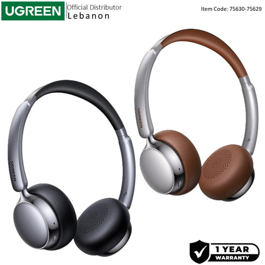UGREEN Studio Plus Wireless Headphone Active Noise Cancelling Bluetooth 6.0 Over-ear ANC Earphone - HP207 75630 75629