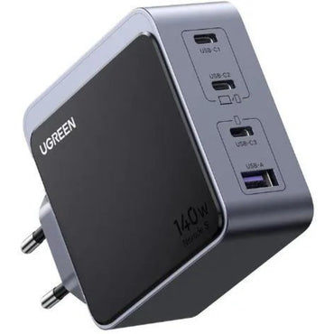 UGREEN 140W GaN Tech, 4 Ports Charger for Phones, Tablets, Laptops & MacBooks with Smart power adjustment - X570 45575
