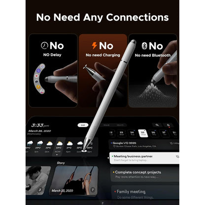 UGREEN Best 3in1 Capacitive Stylus pen, High-Precision, Flexible Tip, Highly Sensitive & Scratch Proof - LP952 65854