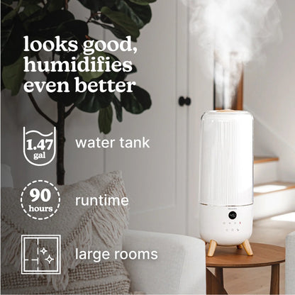 HoMedics, Total Comfort Deluxe Large Room Ultrasonic Humidifier Model Uhe-Cmtf91
