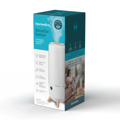 HoMedics, Total Comfort Deluxe Large Room Ultrasonic Humidifier Model Uhe-Cmtf91