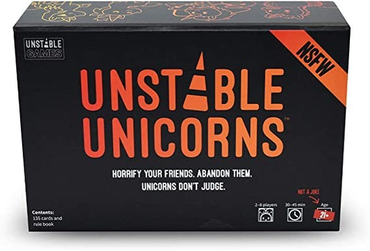 Unstable Unicorns NSFW Card Game - A Strategic Card Game and Party Game for Adults with Drinking Rules Available