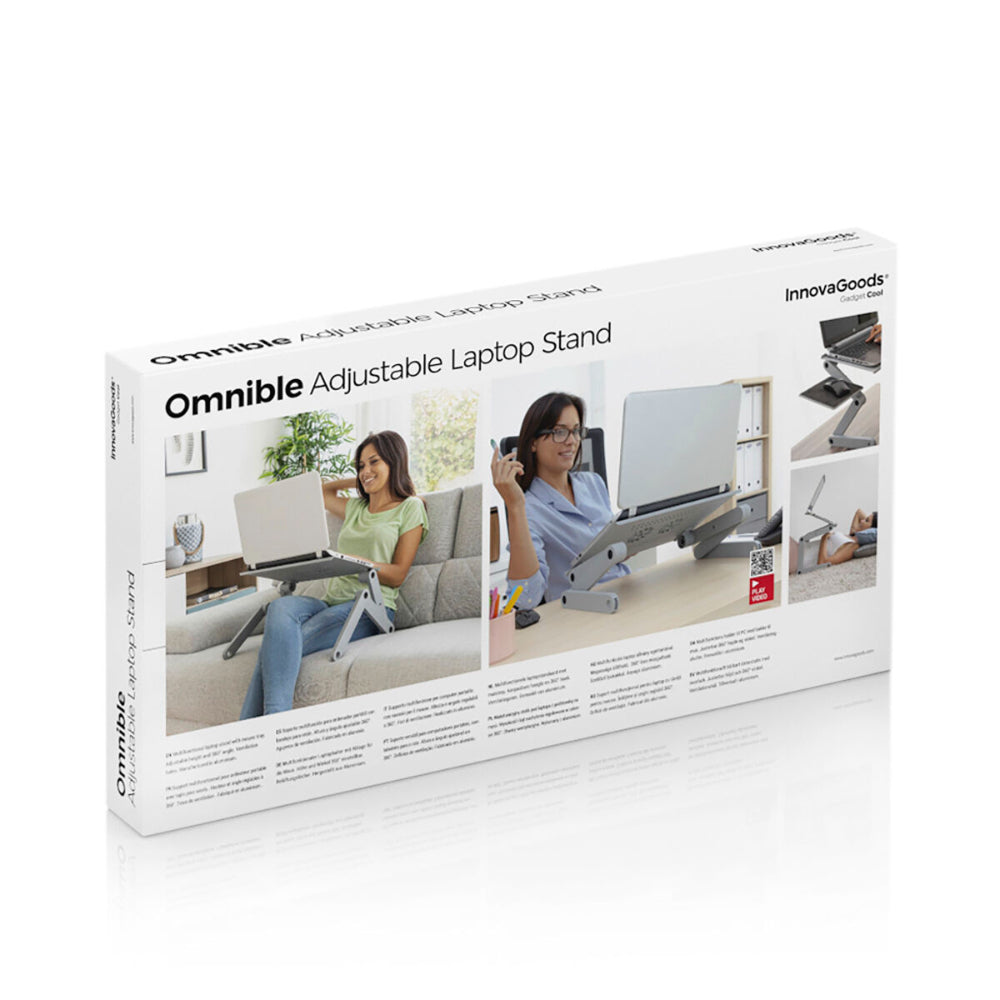 InnovaGoods Adjustable Multi-position Laptop Table Omnible, V0103206