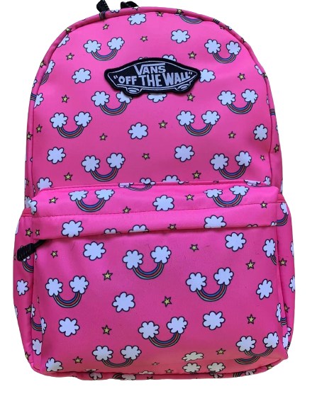 Vans, Off The Wall Old Skool III Laptop Backpack Travel School Bag (Rainbow)