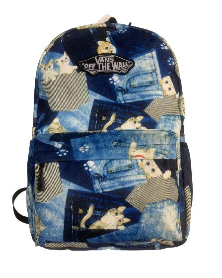 Vans, Off The Wall Old Skool III Laptop Backpack Travel School Bag (Kitten)