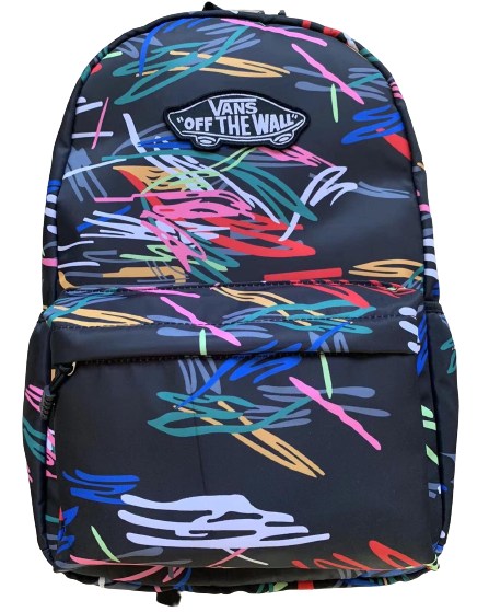 Vans, Off The Wall Old Skool III Laptop Backpack Travel School Bag (Free Print)