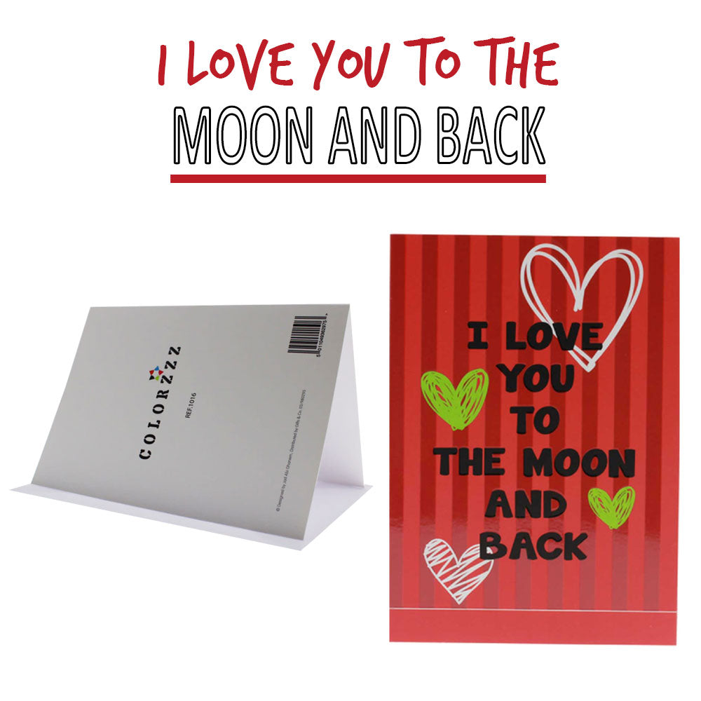 Smile Yalla, Valentine's Day, Greeting Cards, I Love You To The Moon And Back