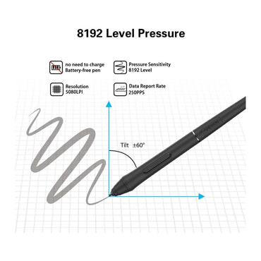Veikk, Vk640 6X4 Inch Profession Osu Digital Graphic Pen Tablet Drawing Writing Pad - Usb Connection