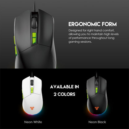 Fantech, Vx6 Phantom Ii Macro Rgb Gaming Mouse, Available in Different Colors