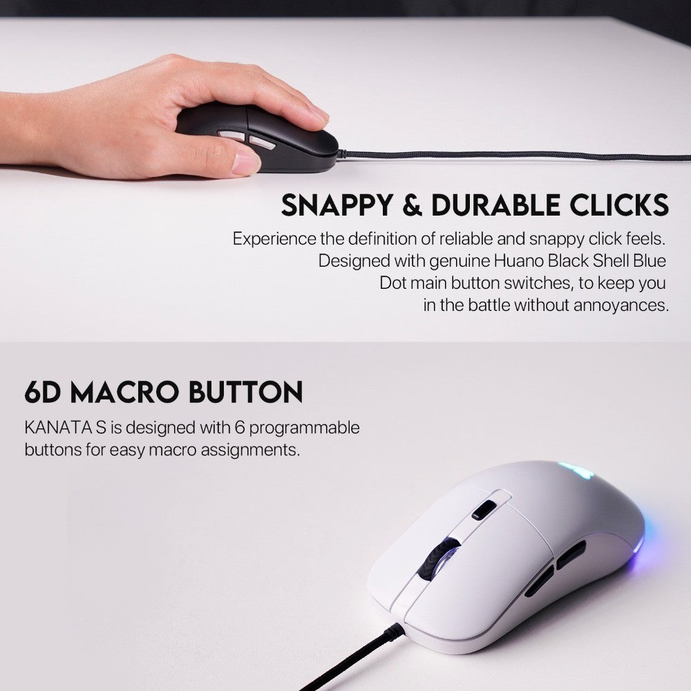 Fantech, Vx9S Kanata Rgb Gaming Mouse, Available in Different Colors