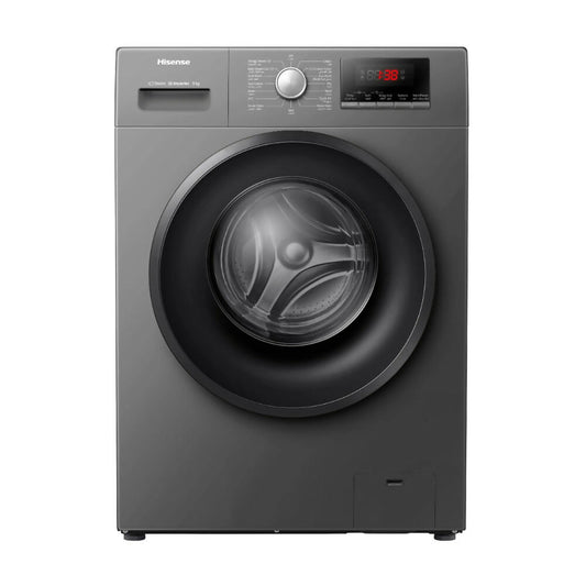 Hisense, Washer 9kg - 1400RPM Front Load, Inverter [Silver], HSN-WFQP9014T