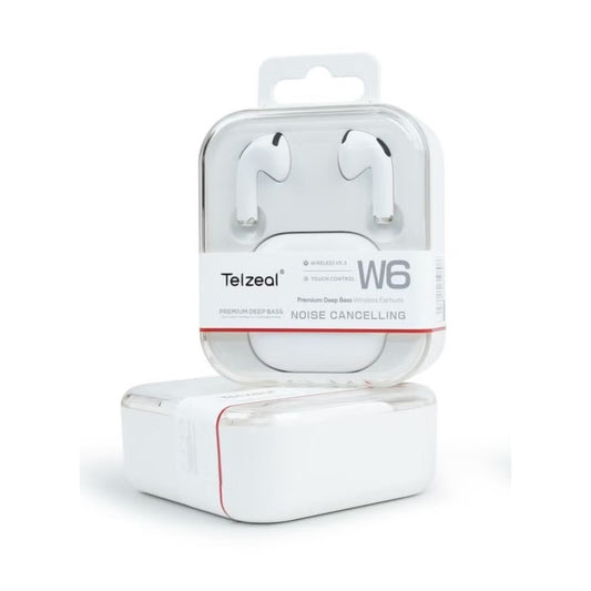 Telzeal, Wireless V5.3 Touch Control Premium Deep Bass Noise Cancellation