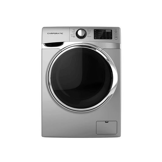 Campomatic Washer & Dryer 13Kg, 1500RPM, Inverter Motor, Titanium Drum, White, Dual Chrome Door, WD13I