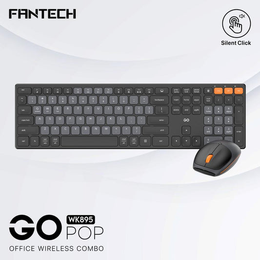 Fantech, Wk895 Go Pop Wireless Combo, Available in Different Colors
