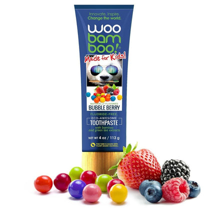 Woobamboo, Natural Toothpaste (Bubble Berry)