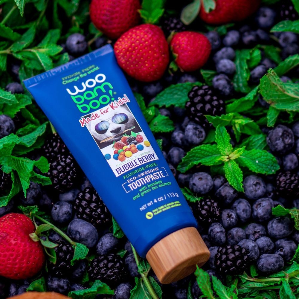 Woobamboo, Natural Toothpaste (Bubble Berry)