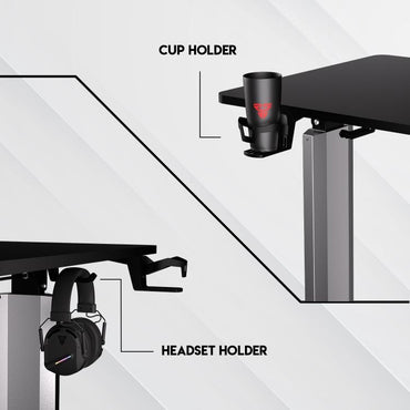 Fantech, Ws414 Work Station Adsjustable Rising Desk (Black)
