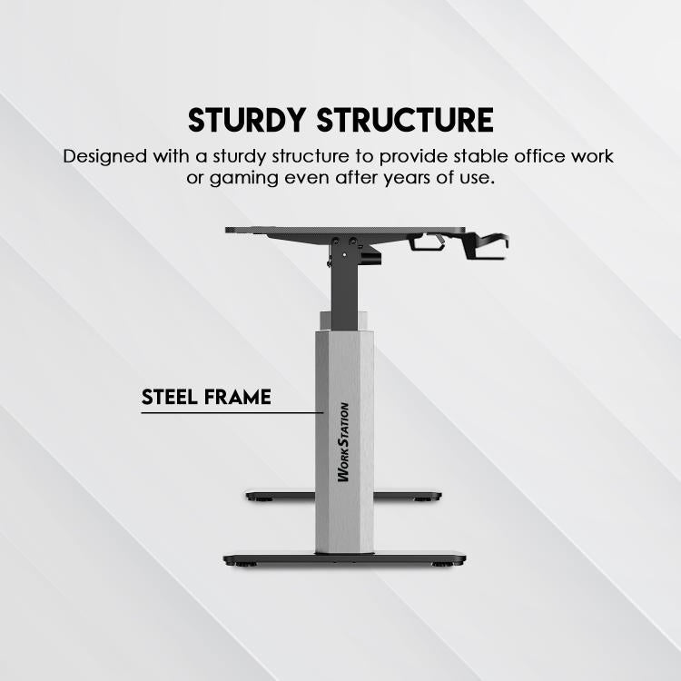 Fantech, Ws414 Work Station Adsjustable Rising Desk (Black)