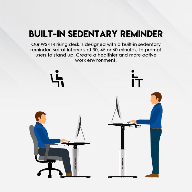 Fantech, Ws414 Work Station Adsjustable Rising Desk (Black)