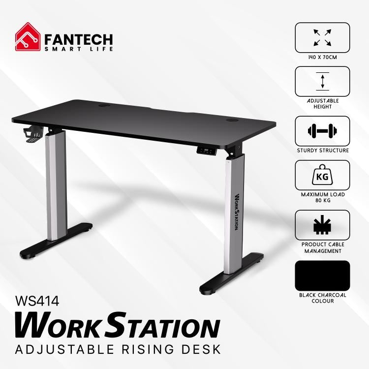 Fantech, Ws414 Work Station Adsjustable Rising Desk (Black)