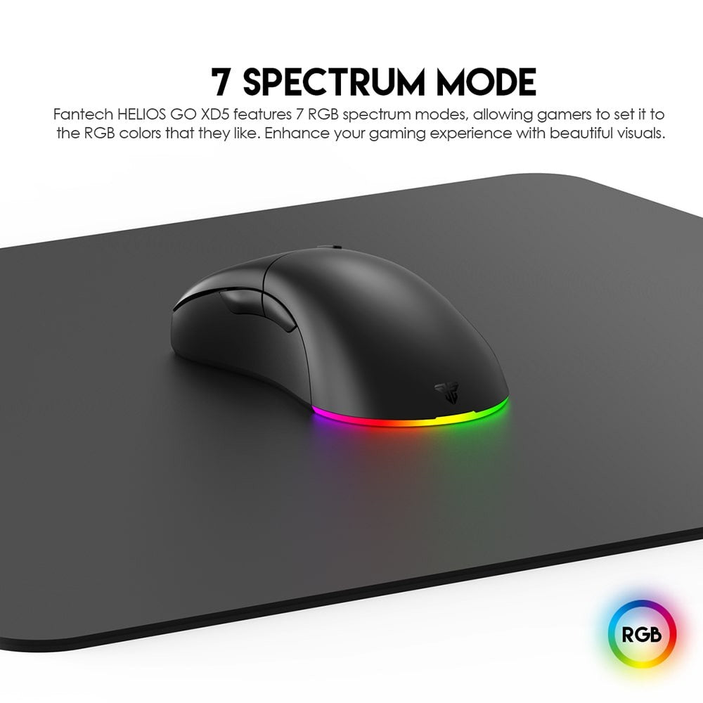 Fantech, Xd5 Helios Go Wireless Gaming Mouse, Available in Different Colors