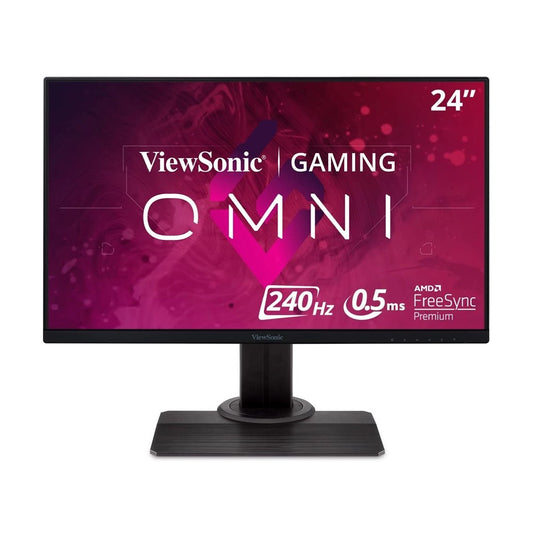 ViewSonic, Monitor | Blur Busters | Fast-Ips Display With Vesa Displayhdr 400 | Amd Freesync Premium | Flicker-Free | Low Blue Light |<0.5Ms Response Time | 2 Years Warranty , 24 Inch, 240 Hz, Full Hd (1920X1080), 3 Usb | 1 Audio | 2 Hdmi | 1 Display Port