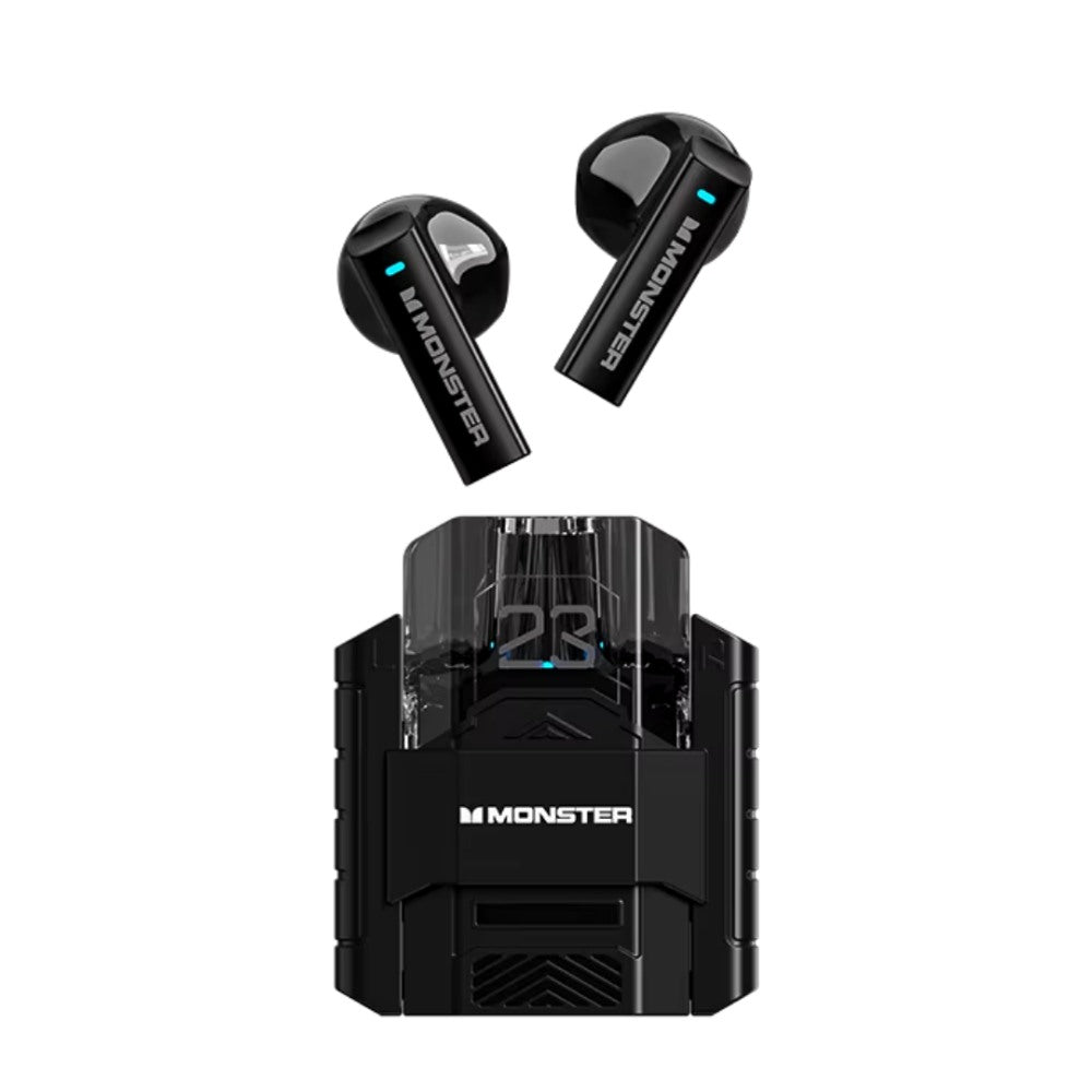 Monster, Wireless Bluetooth Headphones Mecha Style Design Metal Material Gamer, Available in Different Colors