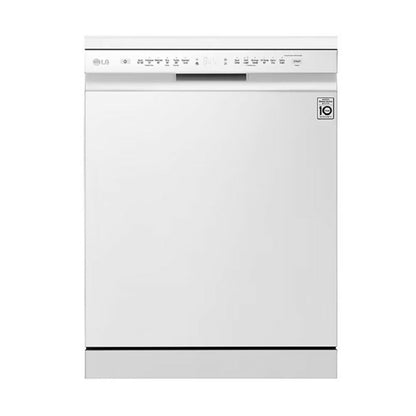 LG Dishwasher Quad Wash, EasyRack, SmartThinQ TagOn, 46dB - [White], DFB512FW