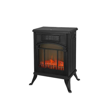 Zilan Fireplace Ceramic Heater 1900W, 2 Heat Settings - Black Finish, ZLN2051
