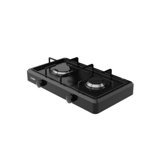 Zilan, Gas Cooker Two Burner, Aluminum Burner Body Resistant To Corrosion Black, ZLN7128
