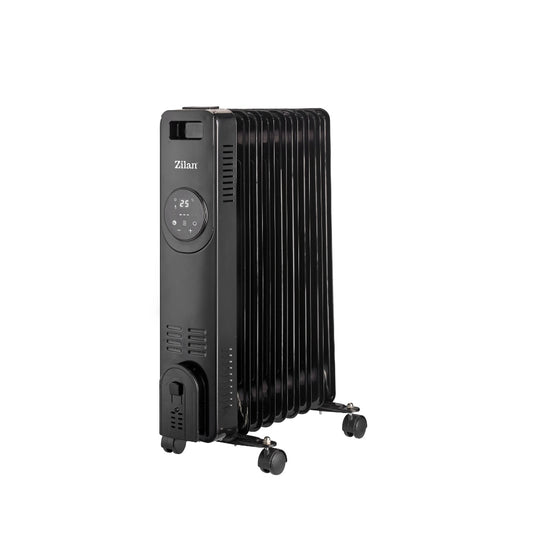 Zilan, Electric Oil Filled Heater, 9 Fins, 3 Power Mode, 2000W, ZLN8416